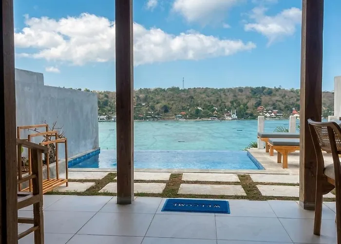 Dutha Nusa Seaview Private - Infinity Pool فيلة