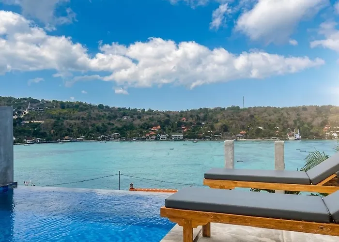 Dutha Nusa Seaview Private - Infinity Pool فيلة *